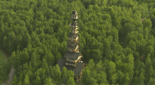 You Won’t Believe This Insane Cabin Tower In Alaska Is Real