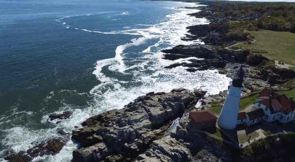 Someone Flew A Drone High Above Maine And Captured The Most Breathtaking Footage
