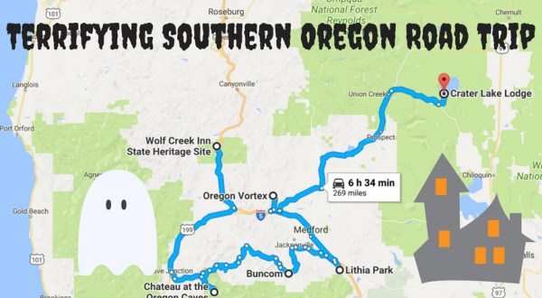 Take The Ultimate Terrifying Southern Oregon Road Trip For A Haunting Adventure