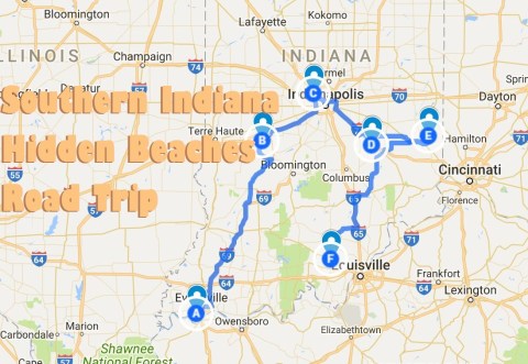 The Hidden Beaches Road Trip That Will Show You Southern Indiana Like Never Before