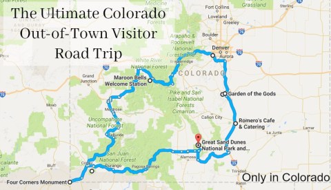 Your Out-of-Town Visitors Will Love This Epic Road Trip Across Colorado