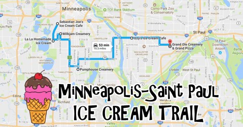 This Mouthwatering Ice Cream Trail In Minneapolis-Saint Paul Is All You've Ever Dreamed Of And More