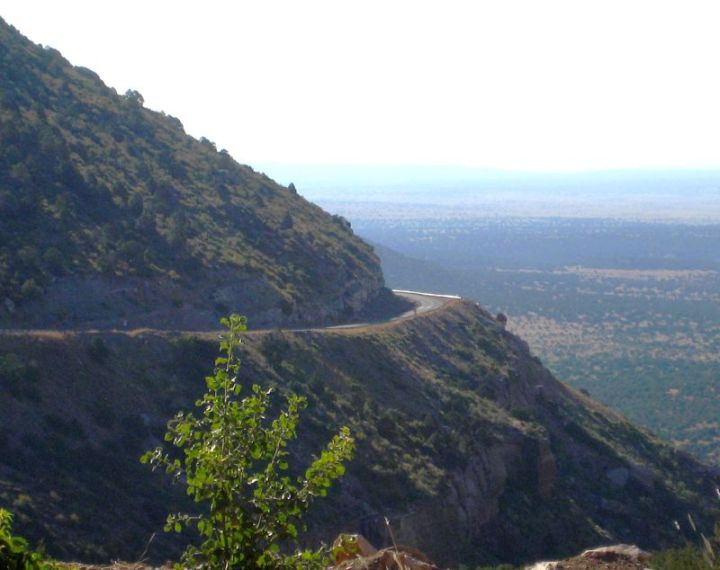 The road to Tucumcari on NM 104