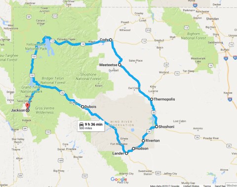 A 500-Mile Wyoming Road Trip Was Rated One Of the Best In the Country