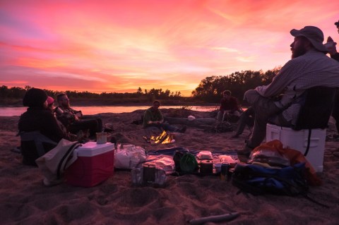 Most People Don't Know You Can Go Camping On A Wisconsin Sandbar