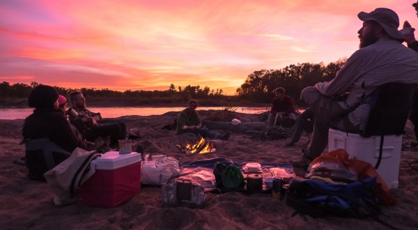 Most People Don’t Know You Can Go Camping On A Wisconsin Sandbar