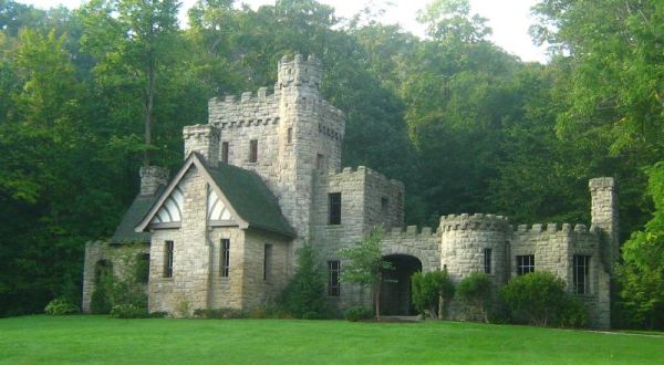 An Abandoned Castle Awaits Along The Loop Trail At North Chagrin Reservation In Ohio