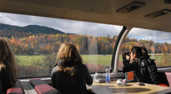 The Fall Foliage Train Ride Through New York With Panoramic Views