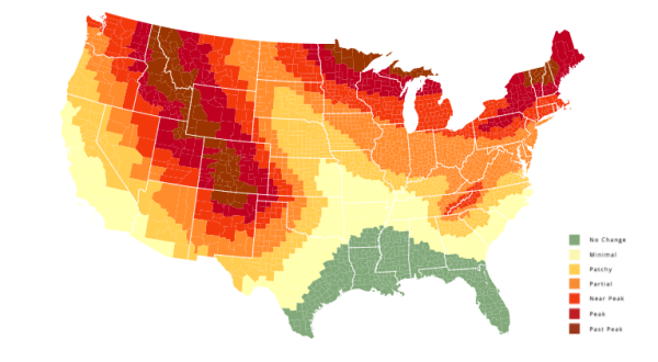 The Map That Shows You When And Where To View Fall Foliage In Wisconsin