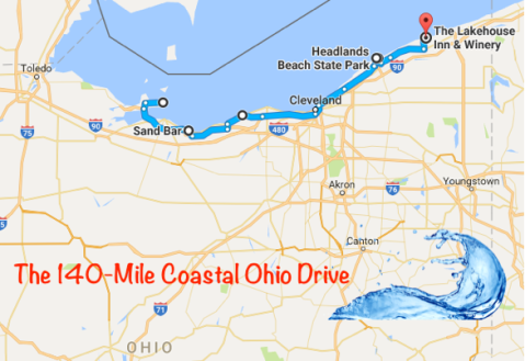 This 140-Mile Drive Is The Best Way To See Ohio's Stunning Coast