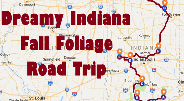 This Dreamy Road Trip Will Take You To The Best Fall Foliage In All Of Indiana