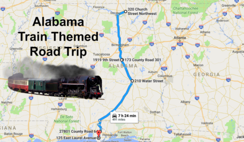 This Dreamy Train-Themed Trip Through Alabama Will Take You On The Journey Of A Lifetime