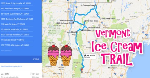This Mouthwatering Ice Cream Trail In Vermont Is All You've Ever Dreamed Of And More