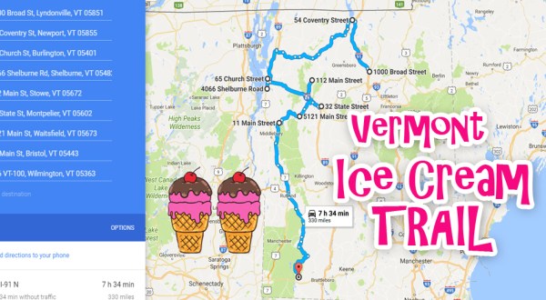 This Mouthwatering Ice Cream Trail In Vermont Is All You’ve Ever Dreamed Of And More