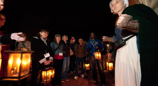 This Spooky Cemetery Lantern Tour In Delaware Will Send Chills Down Your Spine