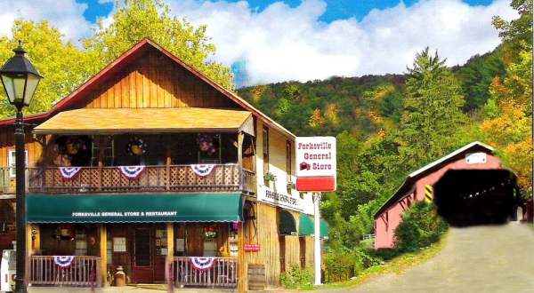 A Hidden Restaurant In Pennsylvania, Forksville General Store Is Surrounded By The Most Breathtaking Fall Colors