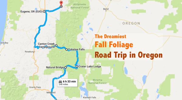 This Dreamy Road Trip Will Take You To The Best Fall Foliage In All Of Oregon