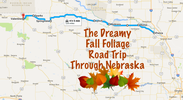 This Dreamy Road Trip Will Take You To The Best Fall Foliage In All Of Nebraska