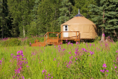 Stay At A Rustic Yurt In Alaska For An Experience You'll Never Forget