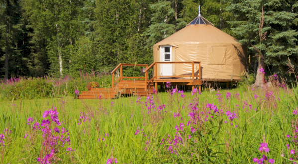 Stay At A Rustic Yurt In Alaska For An Experience You’ll Never Forget