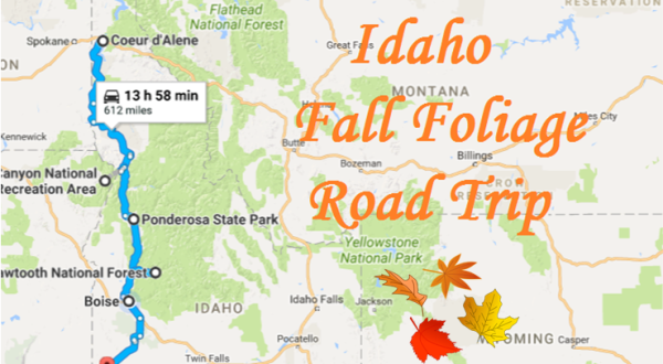 This Dreamy Road Trip Will Take You To The Best Fall Foliage In All Of Idaho