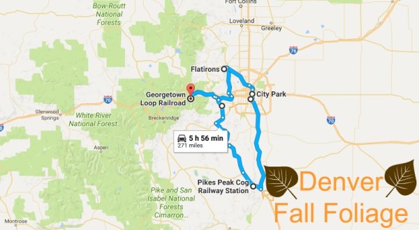 This Dreamy Road Trip Will Take You To The Best Fall Foliage In All Of Denver
