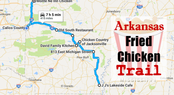 Arkansas’s Fried Chicken Trail Is A Trip You Need To Take ASAP