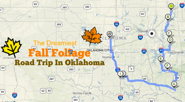 This Dreamy Road Trip Will Take You To The Best Fall Foliage In All Of Oklahoma