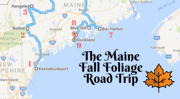 This Dreamy Road Trip Will Take You To The Best Fall Foliage In All Of Maine