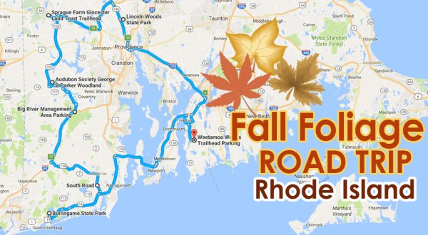 This Dreamy Road Trip Will Take You To The Best Fall Foliage In All Of Rhode Island
