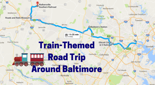 This Dreamy Train-Themed Trip Around Baltimore Will Take You On The Journey Of A Lifetime