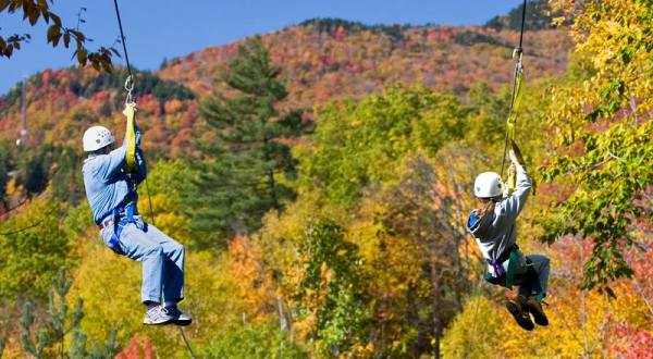This Amazing Adventure Park Has The Longest Zip Line In New Hampshire