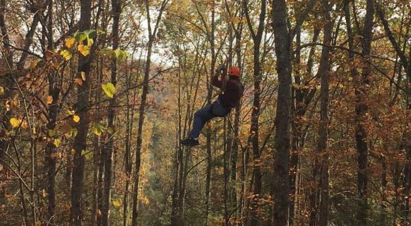This Canopy Tour In Kentucky Is The Perfect Way To See The Fall Colors Like Never Before