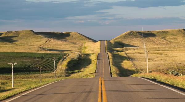 Take This Road To Nowhere, The Old Red Old Ten Scenic Byway, In North Dakota To Get Away From It All