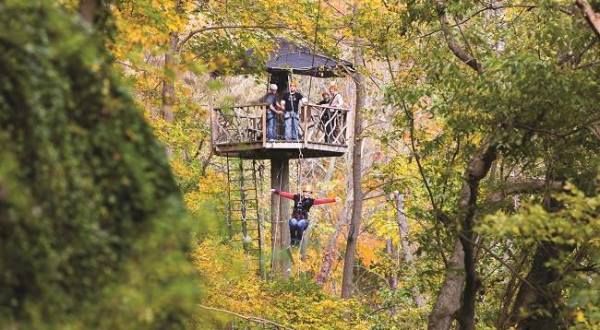 This Canopy Tour In West Virginia Is The Perfect Way To See The Fall Colors Like Never Before