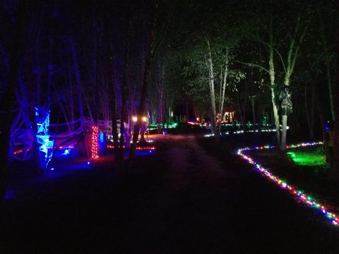 The Halloween Light Show In North Carolina That's Enchantingly Spooky