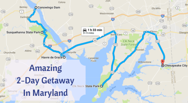 Take This Amazing 2-Day Getaway In Maryland If You Need A Break From Real Life