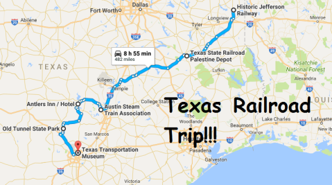 The Railroad-Themed Road Trip In Texas That Every Train Lover Should Take