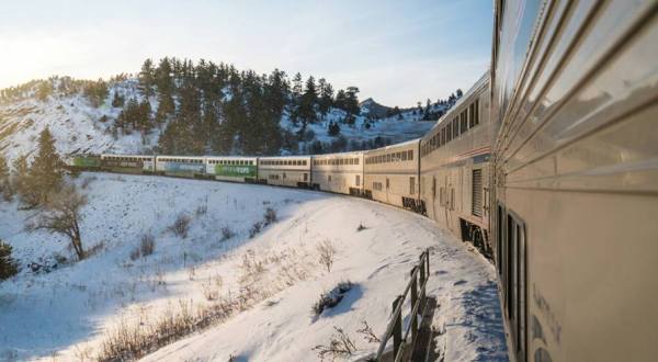 This Beautiful Train Ride Will Take You Straight To An Enchanting Ski Resort Near Denver