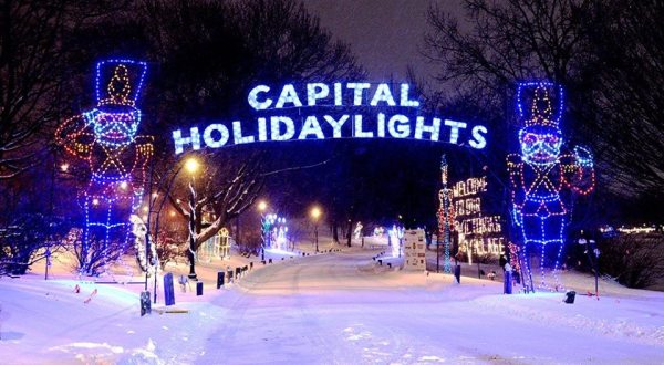 Take An Enchanting Winter Walk Through Capital Holiday Lights In New York