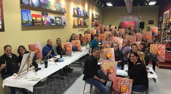 9 Painting And Wine Classes Around Buffalo Where You’re Guaranteed To Have Way Too Much Fun
