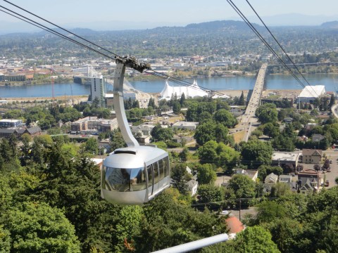 This Epic Portland Tour Takes You On A Trolley, Train, And Tram All In One Day