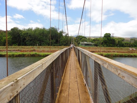 The Stomach-Dropping Suspended Bridge Walk You Can Only Find In Hawaii