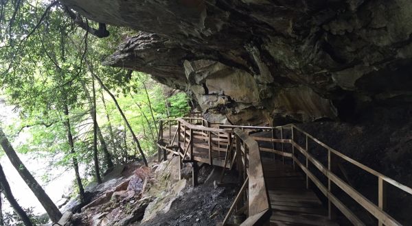 Hiking To This Above Ground Cave In West Virginia Will Give You A Surreal Experience