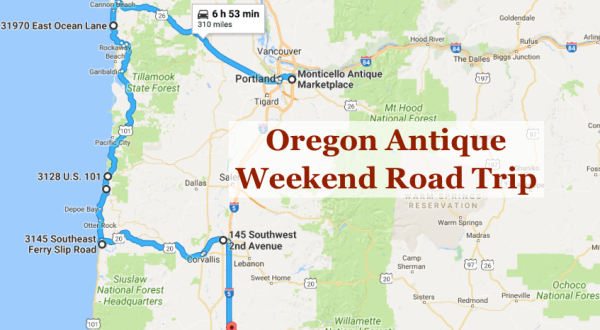 Here’s The Perfect Weekend Itinerary If You Love Exploring Oregon’s Best Antique Stores