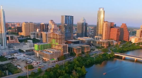 Someone Flew A Drone High Above Austin And Captured The Most Breathtaking Footage