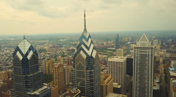 What This Drone Footage Caught In Philadelphia Will Drop Your Jaw