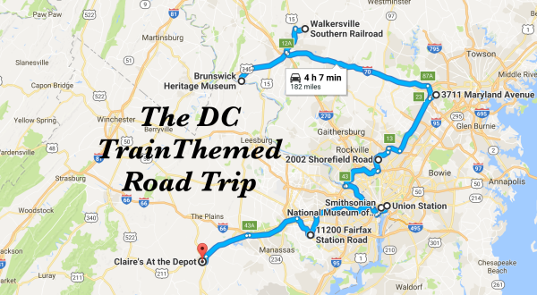 This Dreamy Train-Themed Trip Around DC Will Take You On The Journey Of A Lifetime