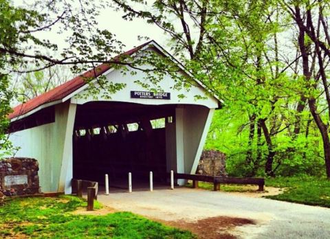 Take A Journey Through This One-Of-A-Kind Bridge Park In Indiana