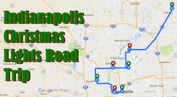 The Christmas Lights Road Trip Around Indianapolis That’s Nothing Short Of Magical